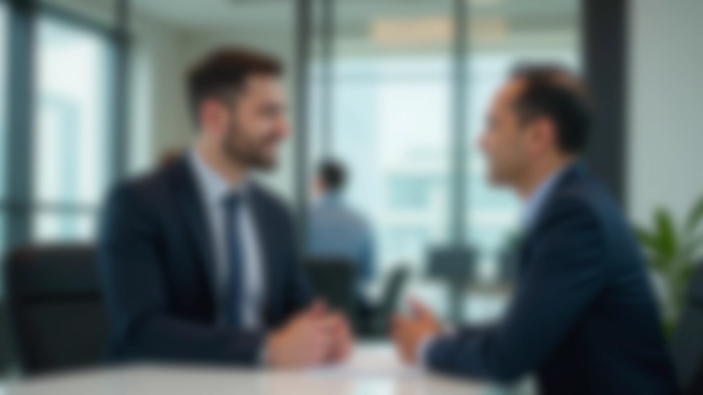 Financial advisor meeting with client