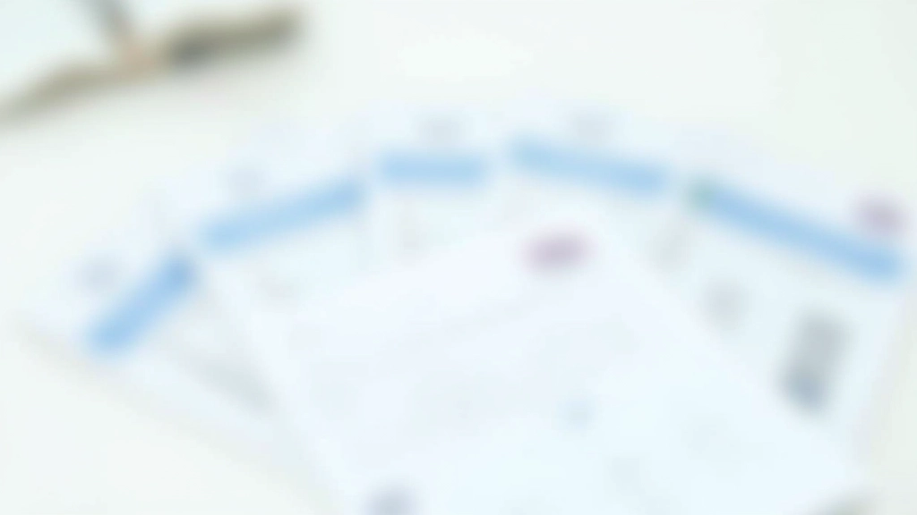 Three different investment fund brochures and comparison charts arranged side by side