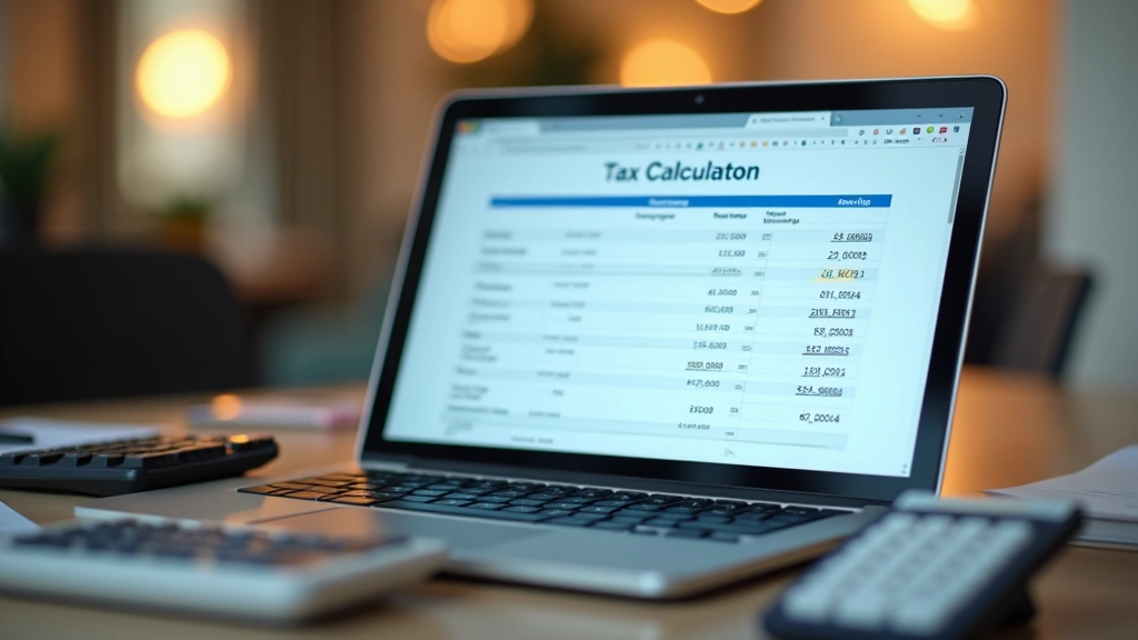 Tax calculation spreadsheet showing PRS contribution tax relief benefits and annual savings