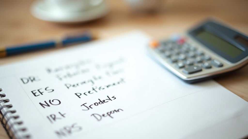 Detailed diagram showing EPF and PRS retirement account structure with growth projections